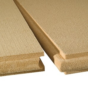 Close-up of two loft boards