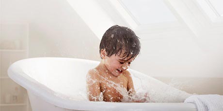 bath causing condensation