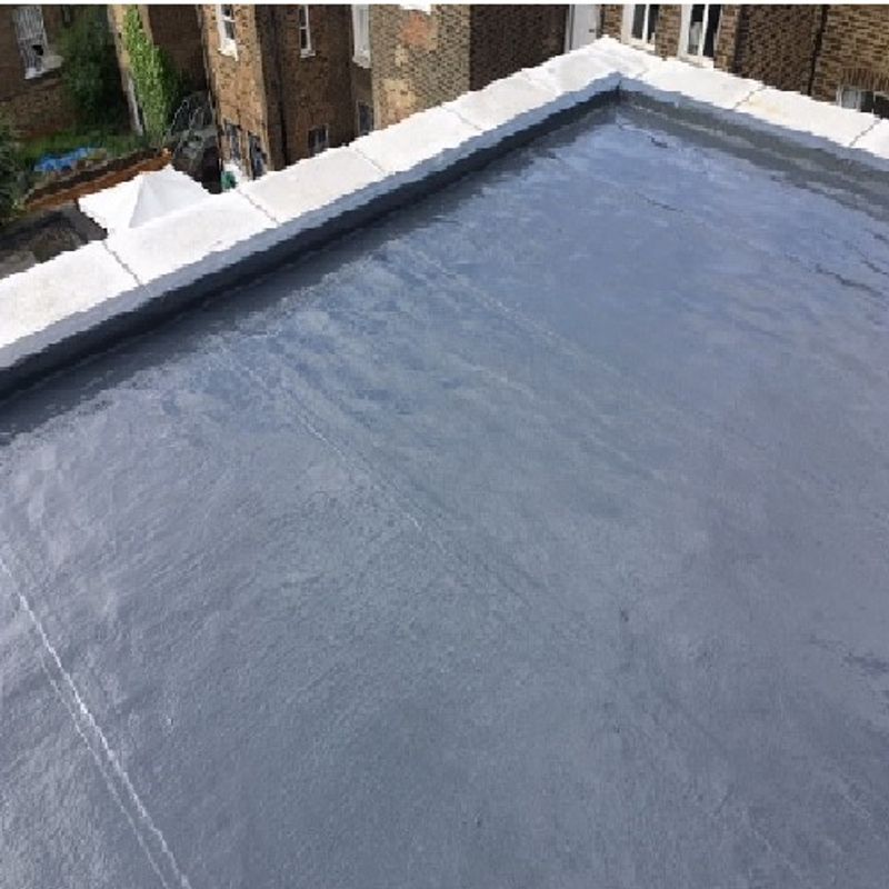 Ecothane liquid roof edge