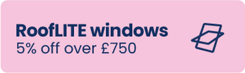 5% off RoofLITE window orders over £750 ex VAT  