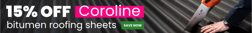 15% off Coroline bitument roofing sheets