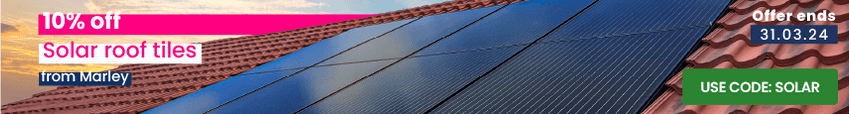10% off Marley solar tiles 