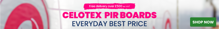 Free delivery on Celotex over £500