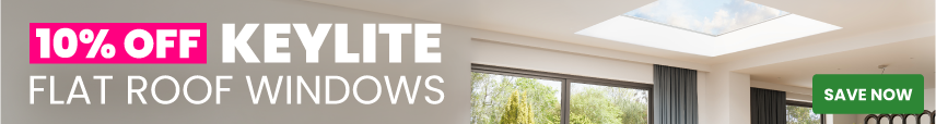 10% off keylite flat roof windows 