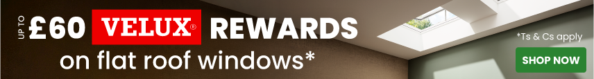 Double VELUX rewards on flat roof windows