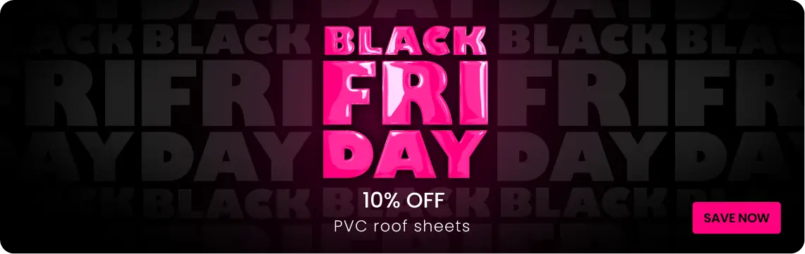 10% off PVC roof sheets  