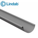 Lindab 100mm Anthracite Metallic Polyester Painted Half Round Downpipes & Accessories