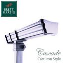 Cascade Porcelain White 106mm Prostyle Gutter & Downpipe