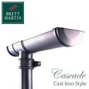 Cascade Porcelain White 160mm High Capacity Gutter & Downpipe