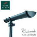 Cascade Olive Green 112mm Roundstyle Gutter & Downpipe