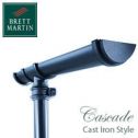 Cascade Oxford Blue 112mm Roundstyle Gutter & Downpipe