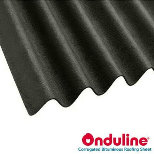Onduline Corrugated Black Bitumen Roof Sheet 2m x 950mm Roofing
