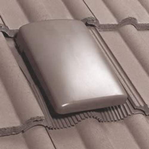 Klober Universal Tile Vent with Cap (15000mm2) Grey Roofing