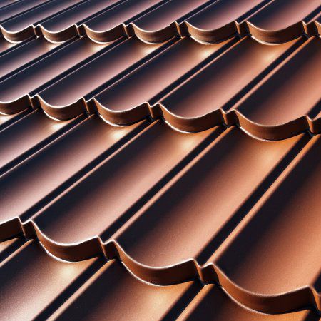 Decra Elegance Satin Finish Metal Lightweight Roof Tile - Terracotta ...