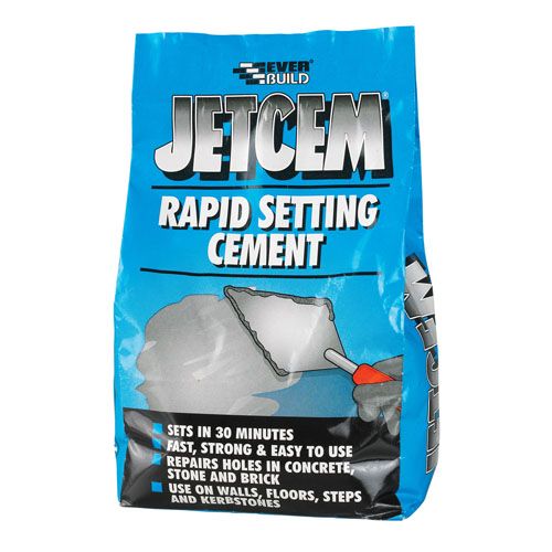 Everbuild Jetcem Rapid Set Cement 3kg - Box of 4 | Roofing Superstore