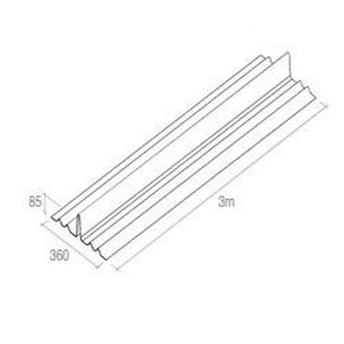 Marley High Profile GRP Dry Valley Trough 3m Length Roofing Superstore®