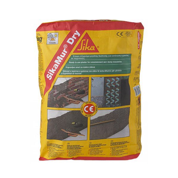 SikaMur Dry  Ready Mixed Highly Breathable Mortar  25kg 