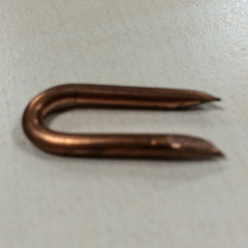 Copper Fencing Staples 12mm x 4.00mm (Guage 8) 25kg Boxes Roofing