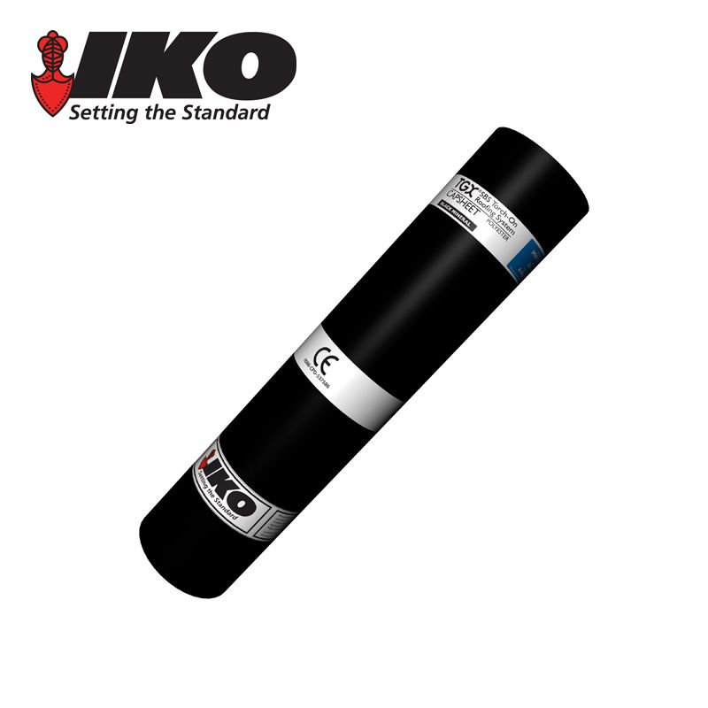 IKO TGX TorchOn Black Mineral Felt Cap Sheet 8m x 1m Roll Roofing