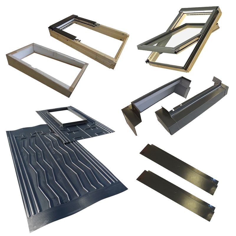 Fakro Low Pitch Roof Window System for Forticrete Centurion 55 x 98cm Roofing Superstore