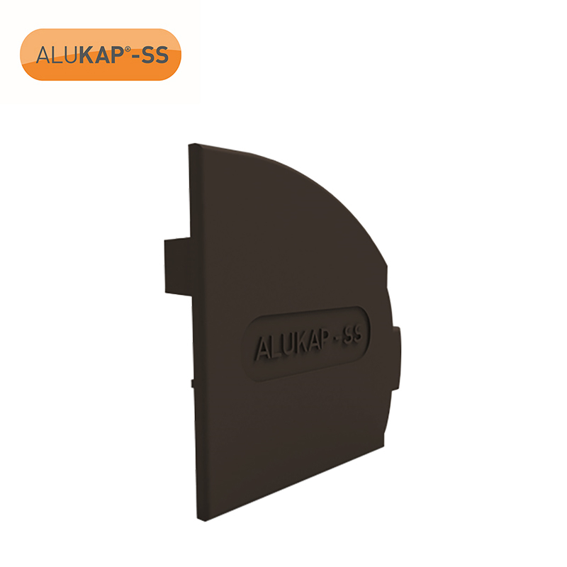 ALUKAPSS Wall and Eaves Beam End Cap RH Brown Roofing Superstore