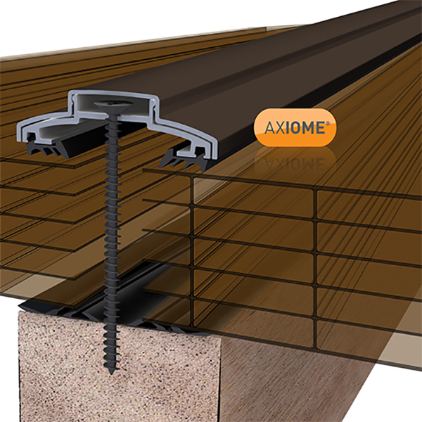 AXIOME 35mm Bronze Polycarbonate Sheet 4000mm x 1050mm Roofing