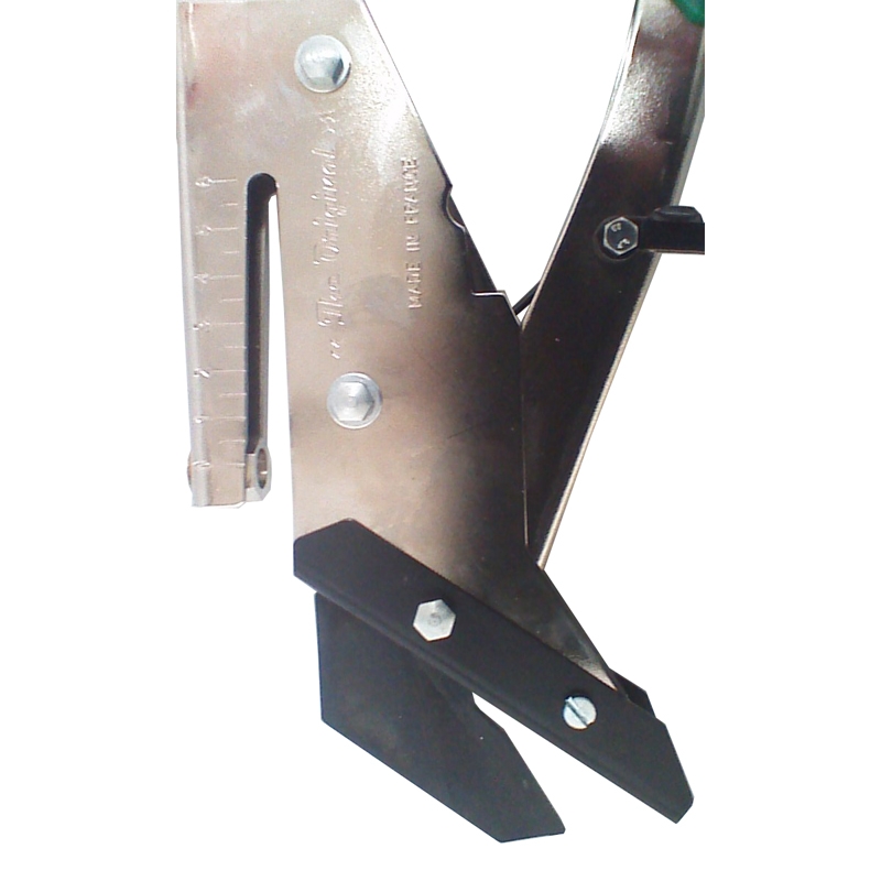 EDMA Slate Cutter with Hole Punch for Slates up to 7mm Thick Roofing