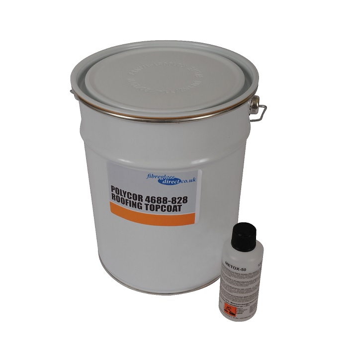 4kg Fire Retardant Top Coat & Catalyst Dark Admiralty grey Roofing