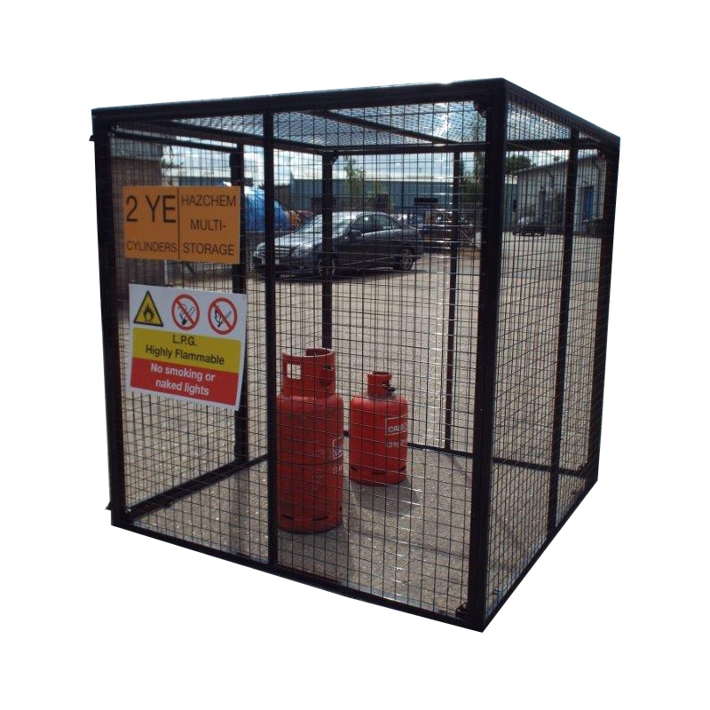 Gas Bottle / Cylinder Storage Cage - H1800mm x W1800mm x 1800mm ...