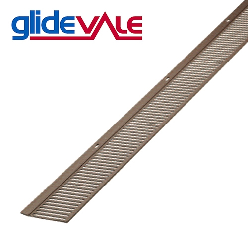 Glidevale Brown Continuous Soffit Vent for Flat Roofs Pack of 10