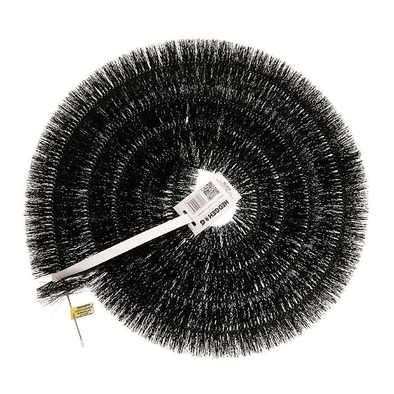 8'' (200mm) Hedgehog Gutter Brushes 4m Black Gutter Guard Roofing
