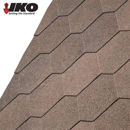 IKO Armourshield Hexagonal Roofing Shingles (Dual Brown
