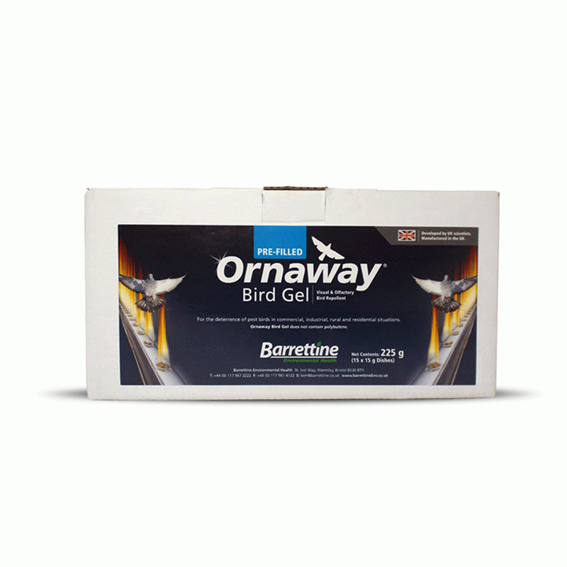 Ornaway Optical Bird repellent Gel Pre filled Dishes Pack of 15