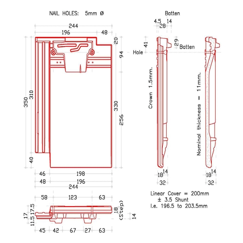 Roof Tile Sizes Sc 1 St Redland Clay Image Number 28