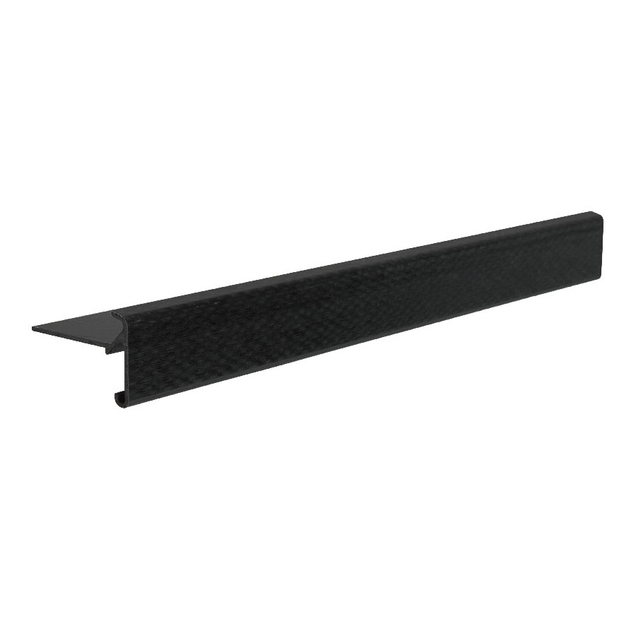 Ryno A1 GRP Roof Edge Trim 50mm x 65mm x 3000mm Black Roofing Superstore