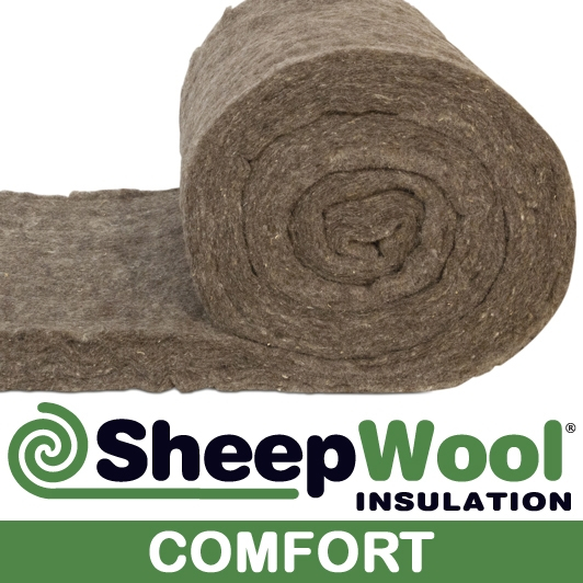 SheepWool Insulation Comfort Roll 3m x 570mm x 150mm 3.42m2 Pack