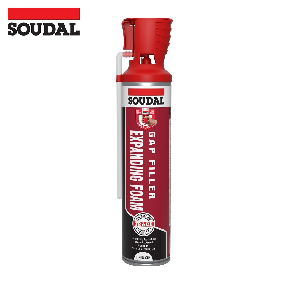 Soudal Hand Held Gap Filler Expanding Foam Box of 12 Roofing