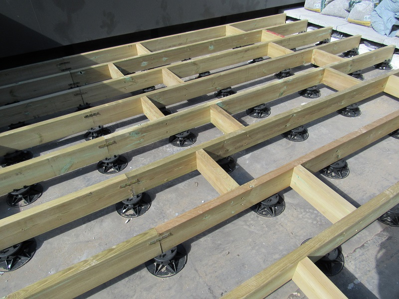 Wallbarn TD 5070mm Timber Decking Pedestal Roofing Superstore®