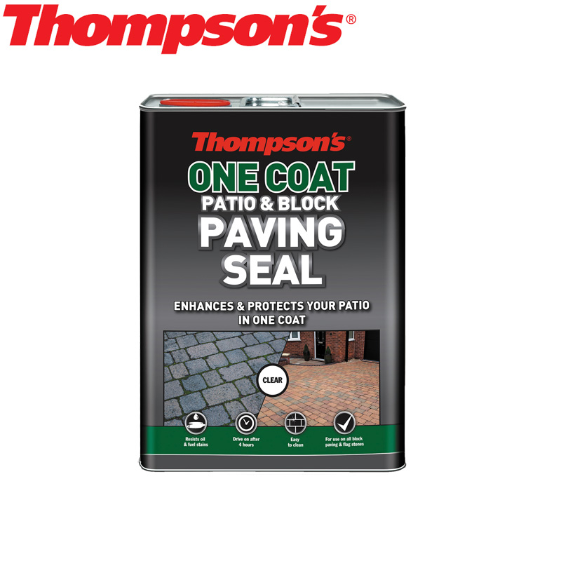 Thompsons One Coat Patio Block Paving Seal 5l Pack Of 2 Thompsons One Coat Patio Block Paving Seal 5l Pack Of 2 Roofing Super