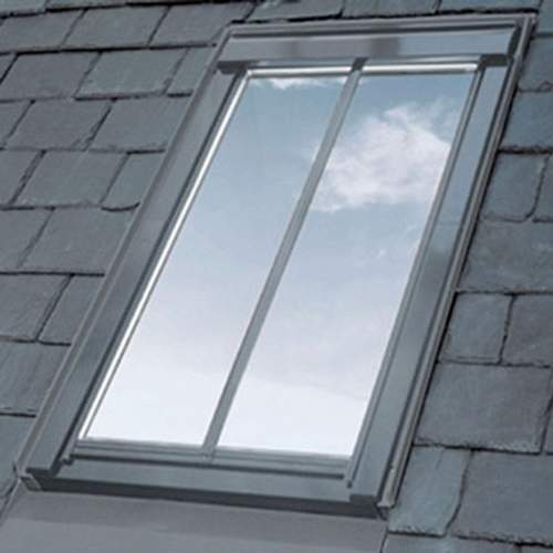 VELUX GPU MK04 0860H Black Ext Top Hung Window Advanced 78cm x 98cm