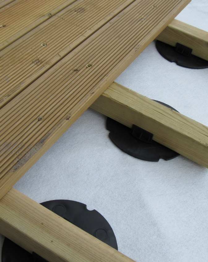 Wallbarn 6mm Rubber Timber Decking Pad Roofing Superstore