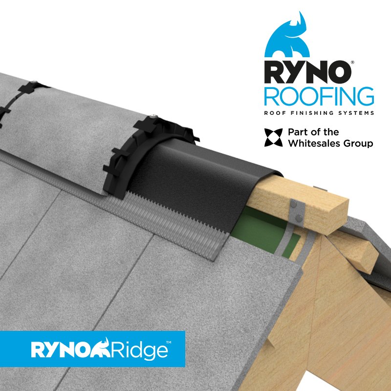 Ryno Roofing Ridge Vent Roll 6m DryFix Ridge Kit Anthracite Grey