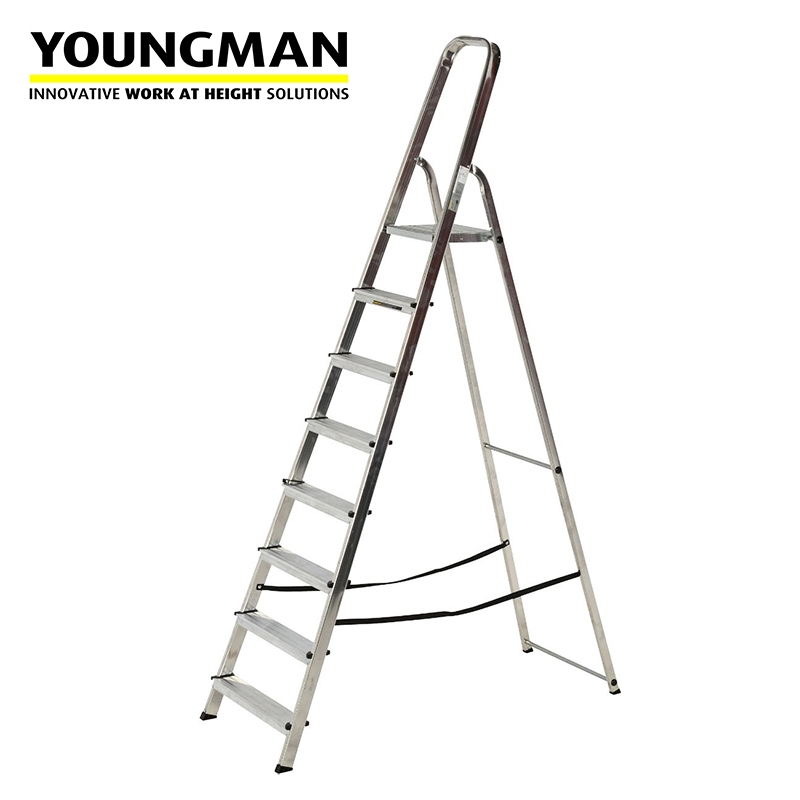 Youngman 8 Tread Atlas Light Trade Step Ladder EN131 Roofing