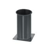 Windkat Metal Chimney Pot 130mm Extension (0.5m) - Anthracite