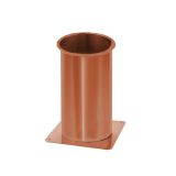 Windkat Metal Chimney Pot 180mm Extension (0.5m) - Terracotta