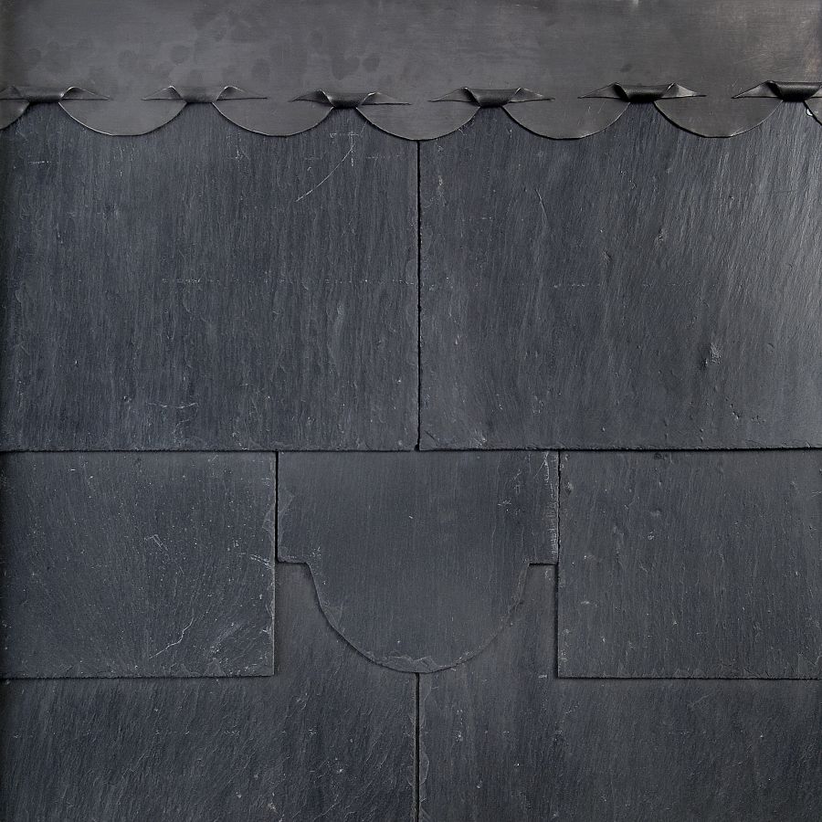 Mocha Spanish Natural Slate First Quality in Blue/Black - 400mm x 200mm