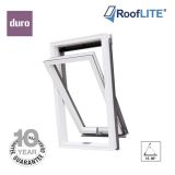 RoofLITE Duro Centre Pivot White PVC Roof Windows - 78cm x 98cm