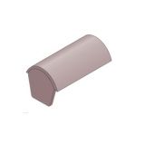 Marley Standard Fittings Segmental Block / Stop End Ridge - 457mm