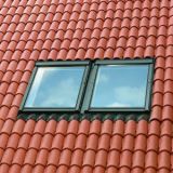 VELUX EKP MK08 0021E Coupled Plain Tile Flashing 100mm Gap 78 x 140cm