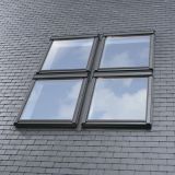 VELUX EKL MK04 S0222 Quatro Slate Flashing 100mm Gap - 78cm x 98cm